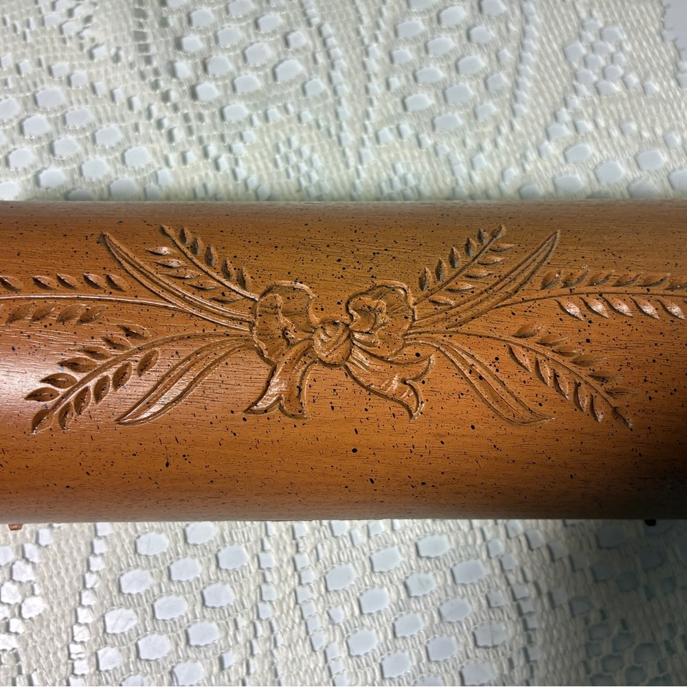 Decorative Embossed Rolling Pin Planter - Brown - Picture 3 of 7